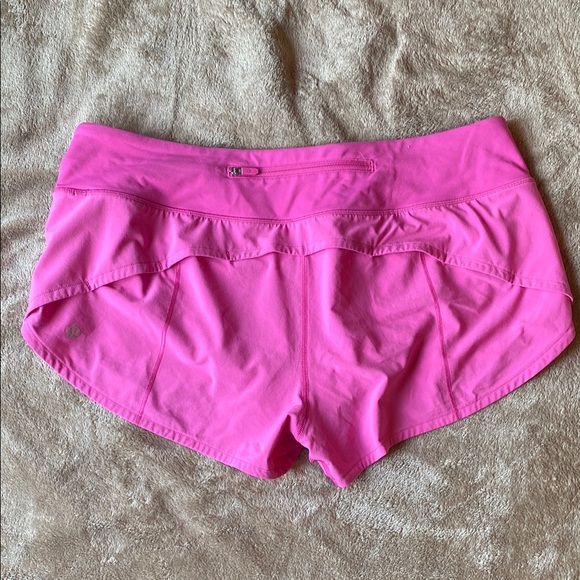 Lululemon Athletica Pink Athletic Shorts Vibrant Design - Picture 5 of 5